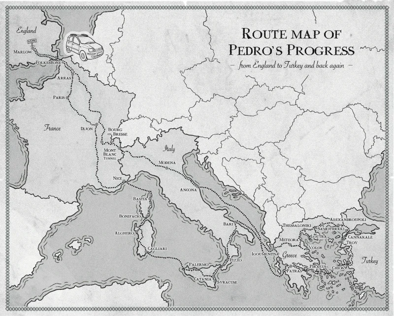 View project: Route Map of Pedro's Progress — From England To Turkey and Back Again