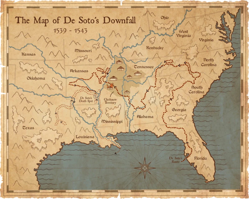 View project: The Map of De Soto's Downfall — 1539-1543